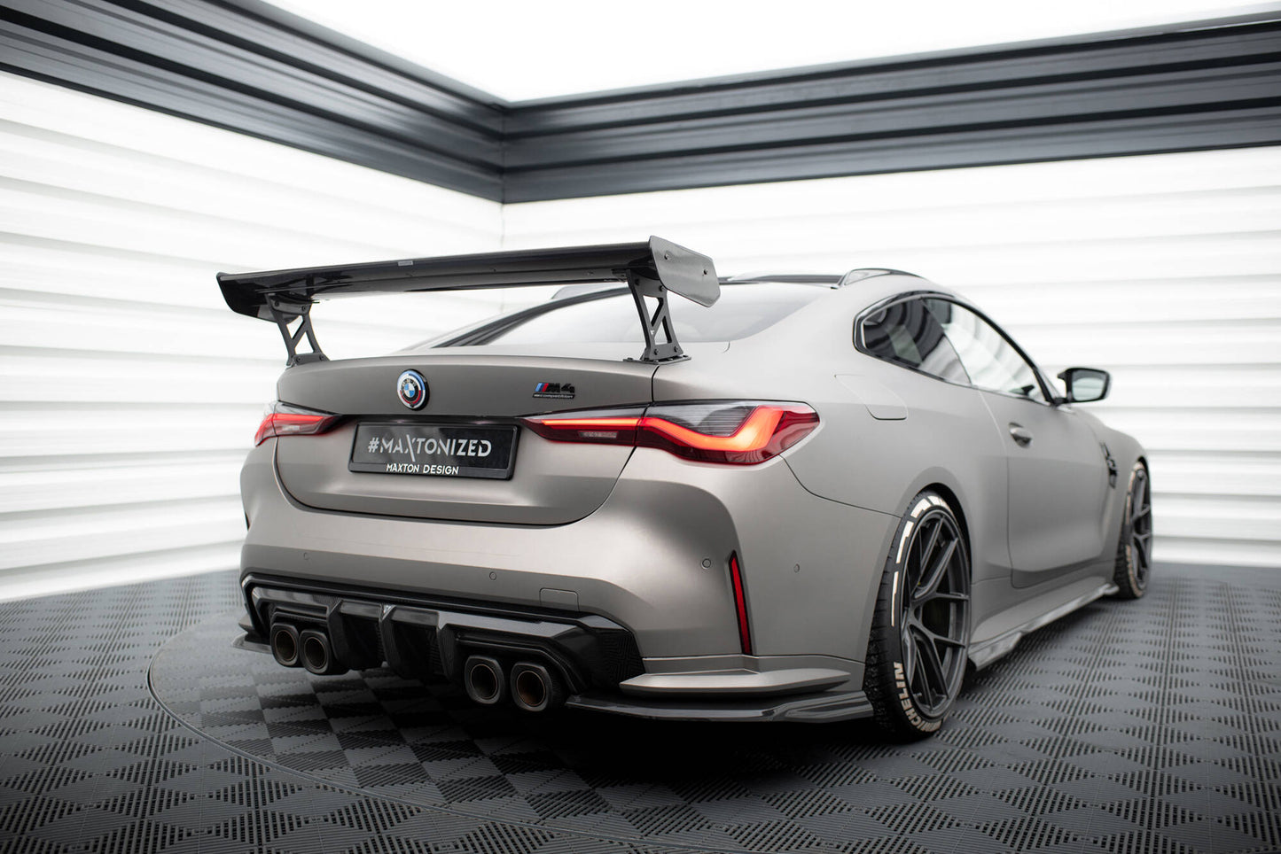 Carbon Spoiler with External Brackets Uprights BMW M4 G82 / G82 Facelift / M440i / 4 M-Pack G22 / G22 Facelift