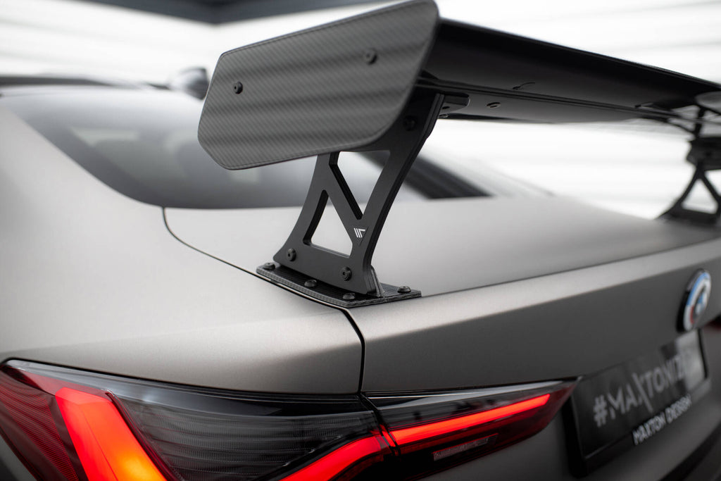 Carbon spoiler with external brackets uprights bmw m4 g82 / g82 facelift / m440i / 4 m-pack g22 / g22 facelift