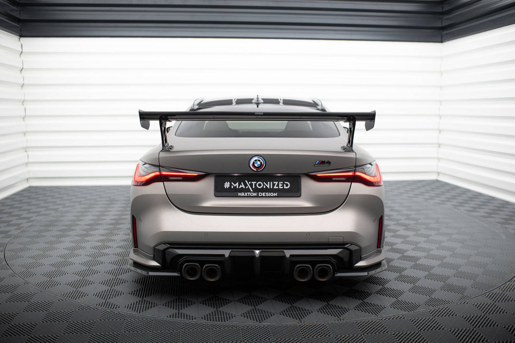 Carbon spoiler with external brackets uprights bmw m4 g82 / g82 facelift / m440i / 4 m-pack g22 / g22 facelift