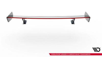 Carbon Spoiler med eksterne parenteser lodret + LED Audi A5 Coupe 8t