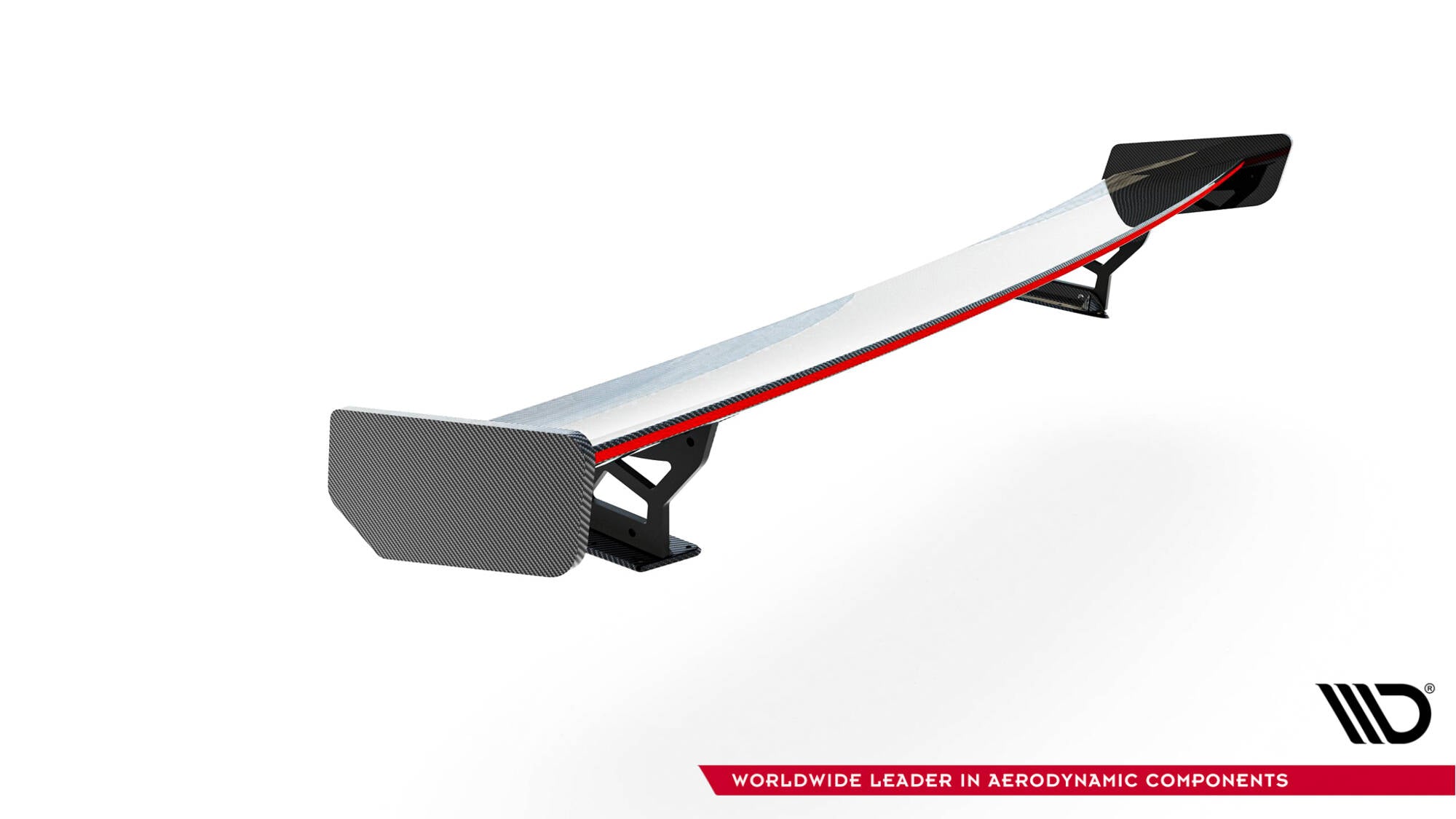 Kulfiberspoiler med udvendige beslag + LED BMW 3 / M3 Coupé E92