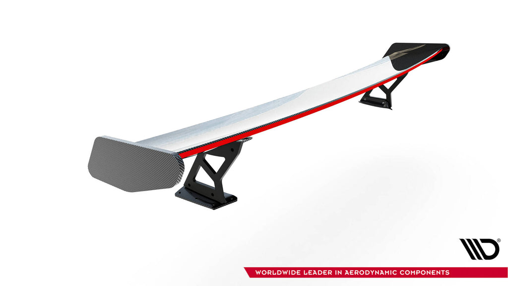 Carbon Spoiler med eksterne parenteser lodret + LED BMW 4 F32 / 4 F32 M-PACK COUPE
