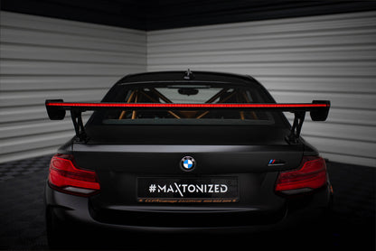 Carbon Spoiler with External Brackets Uprights + LED BMW M2 F87 / 2/2 M-Pack F22
