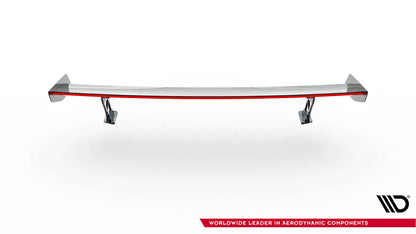 Carbon Spoiler with External Brackets Uprights + LED BMW M2 F87 / 2/2 M-Pack F22