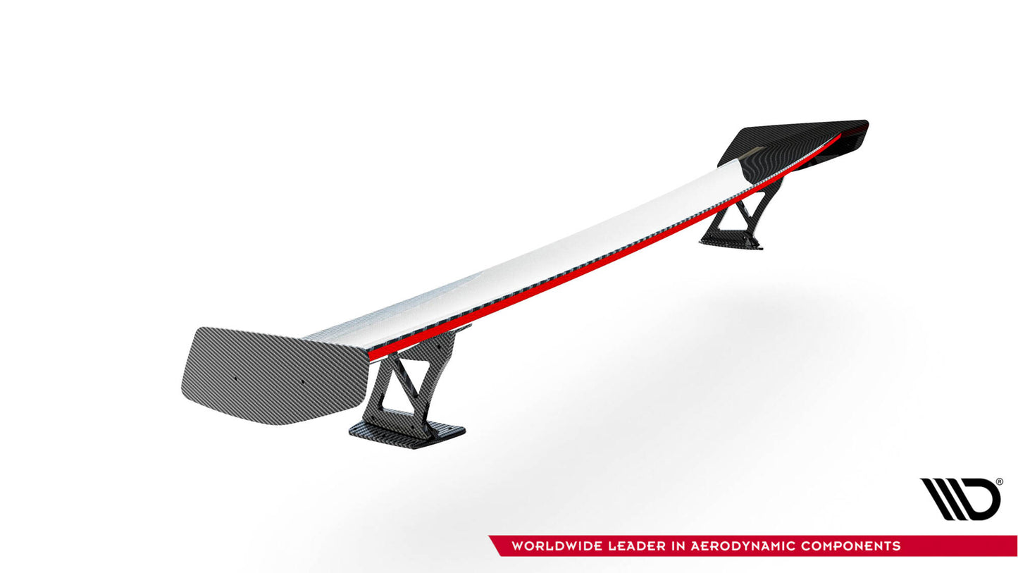 Carbon Spoiler with External Brackets Uprights + LED BMW M2 F87 / 2/2 M-Pack F22