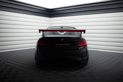 Carbon Spoiler with External Brackets Uprights + LED BMW M2 F87 / 2/2 M-Pack F22