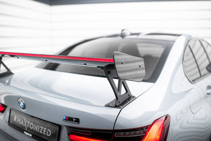 Carbon Spoiler with External Brackets Uprights + LED BMW M3 G80 / M340i G20 / 3 M-Pack G20 / 3 Standard G20