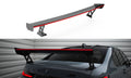 Carbon spoiler with external brackets uprights + led bmw m3 g80 / m340i g20 / 3 m-pack g20 / 3 standard g20