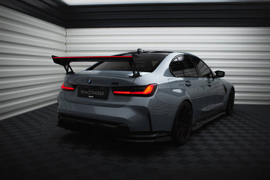 Carbon Spoiler with External Brackets Uprights + LED BMW M3 G80 / M340i G20 / 3 M-Pack G20 / 3 Standard G20