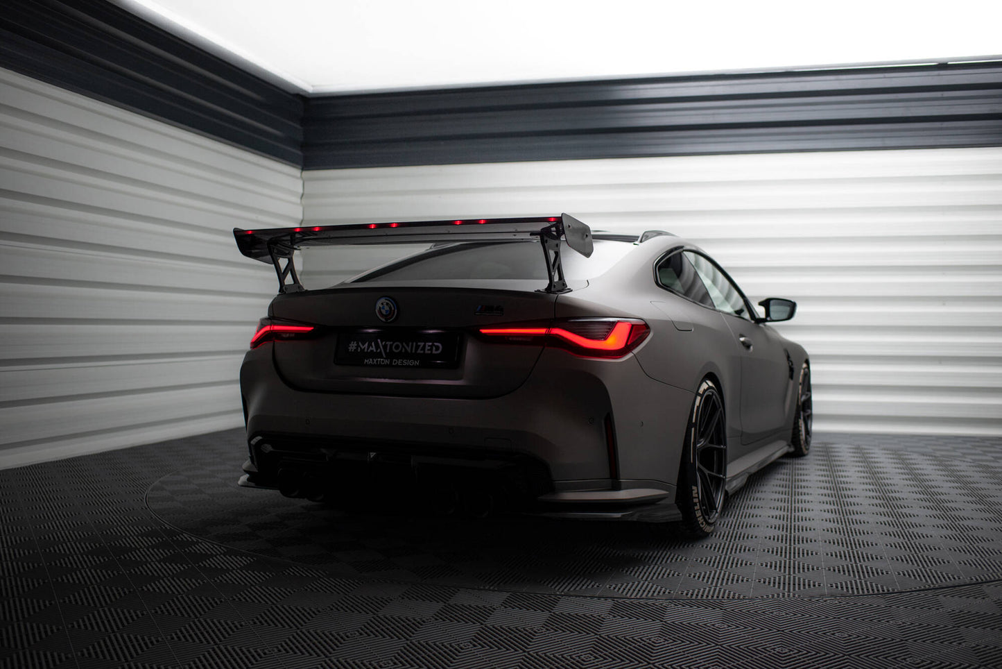 Carbon Spoiler with External Brackets Uprights + LED BMW M4 G82 / G82 Facelift / M440i / 4 M-Pack G22 / G22 Facelift