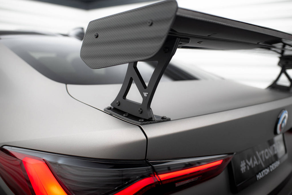 Carbon spoiler with external brackets uprights + led bmw m4 g82 / g82 facelift / m440i / 4 m-pack g22 / g22 facelift