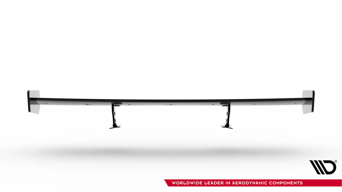 Carbon spoiler with external brackets uprights toyota supra mk5