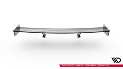 Carbon spoiler with external brackets uprights toyota supra mk5