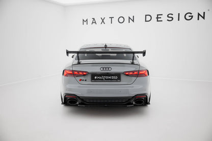 Carbon spoiler with external brackets uprights v.1 audi a5 / a5 s-line / s5 / rs5 coupe f5 / f5 facelift