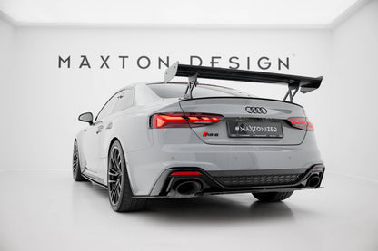 Carbon spoiler with external brackets uprights v.1 audi a5 / a5 s-line / s5 / rs5 coupe f5 / f5 facelift