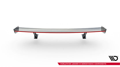 Carbon spoiler with external brackets uprights v.1 + led audi a5 / a5 s-line / s5 / rs5 coupe f5 / f5 facelift