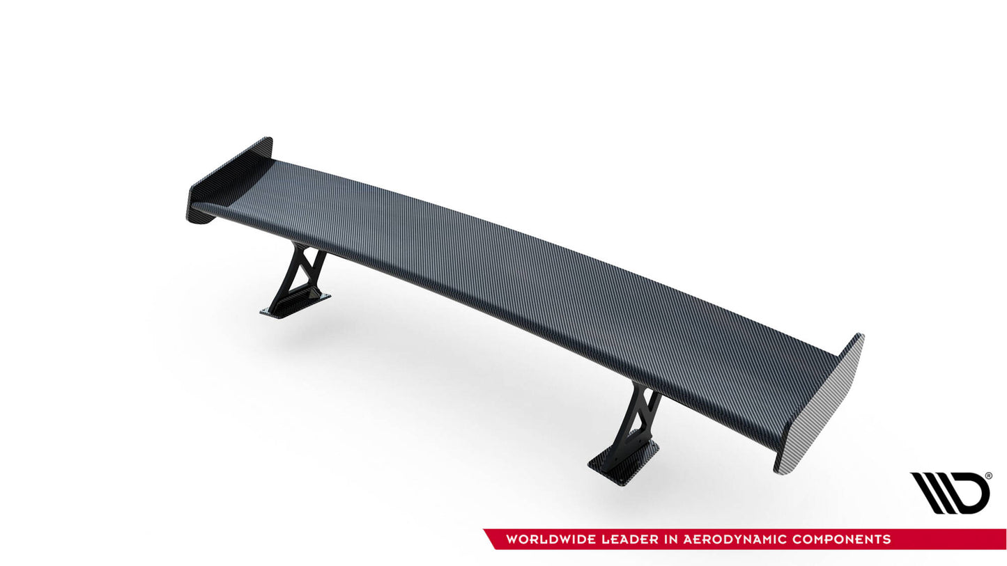 Carbon spoiler with external brackets uprights v.1 + led audi a5 / a5 s-line / s5 / rs5 coupe f5 / f5 facelift