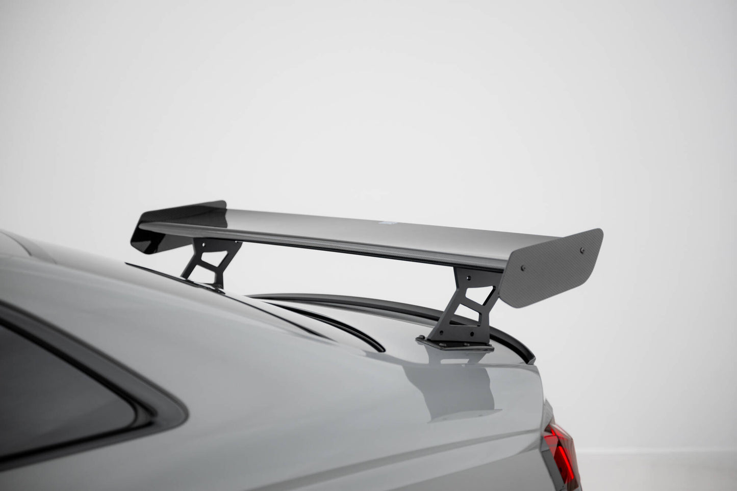 Carbon spoiler with external brackets uprights v.2 audi a5 / a5 s-line / s5 / rs5 coupe f5 / f5 facelift