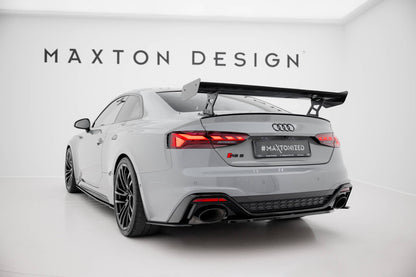 Carbon spoiler with external brackets uprights v.2 audi a5 / a5 s-line / s5 / rs5 coupe f5 / f5 facelift