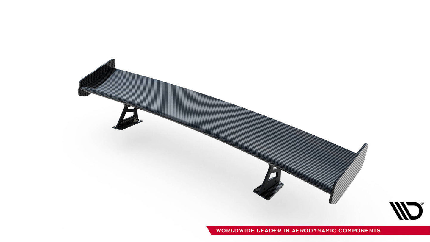 Carbon spoiler with external brackets uprights v.2 + led audi a5 / a5 s-line / s5 / rs5 coupe f5 / f5 facelift