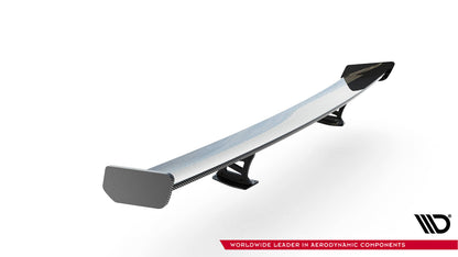 Carbon spoiler with internal brackets uprights audi a3 / a3 s-line / s3 / rs3 sedan 8v / 8v facelift