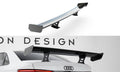 Carbon spoiler med interne parenteser lodrette Audi A3 / A3 S-linje / S3 / RS3 siden 8V / 8V ansigtsløftning
