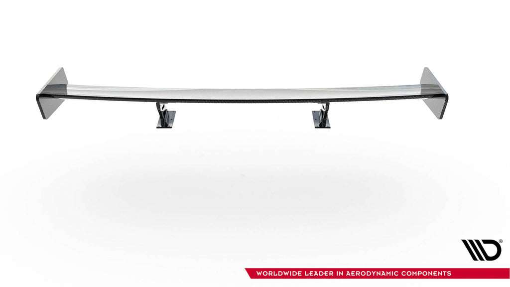 Carbon spoiler with internal brackets uprights audi a5 coupe 8t