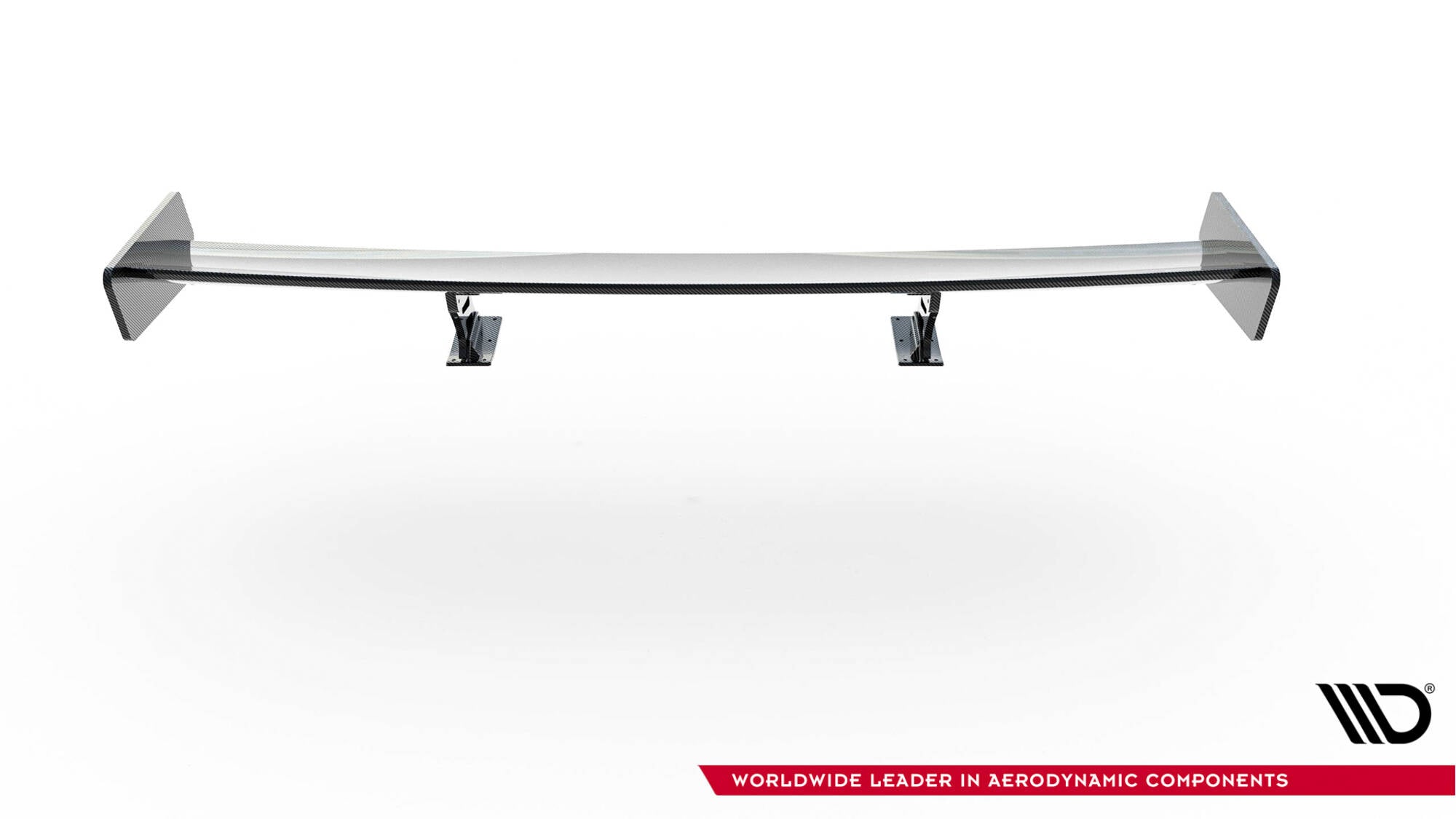 Carbon spoiler with internal brackets uprights audi a5 coupe 8t
