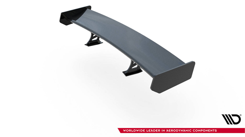 Carbon spoiler with internal brackets uprights audi a5 coupe 8t