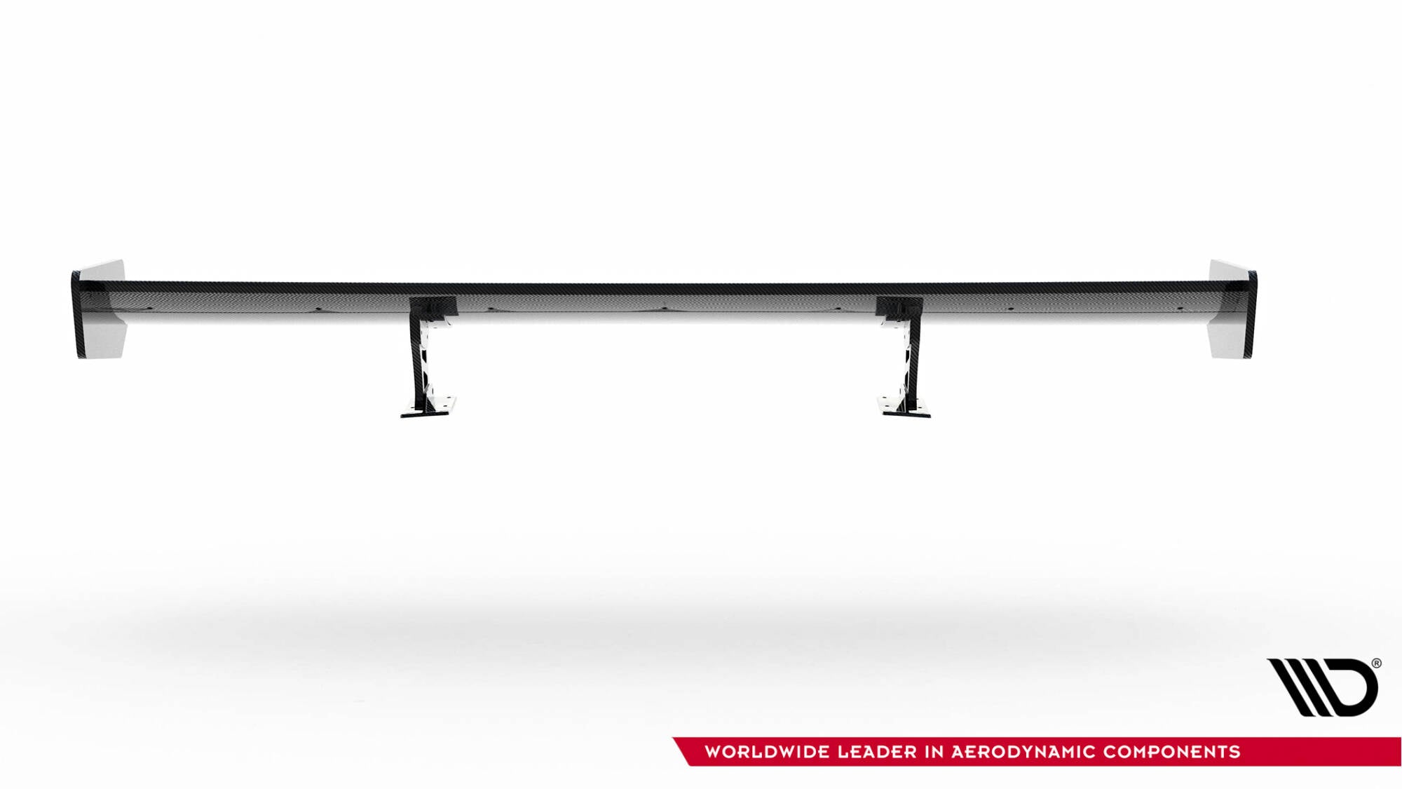 Carbon spoiler with internal brackets uprights audi a5 coupe 8t