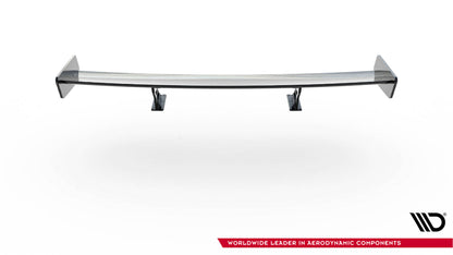 Carbon spoiler with internal brackets uprights bmw 3 coupe e46