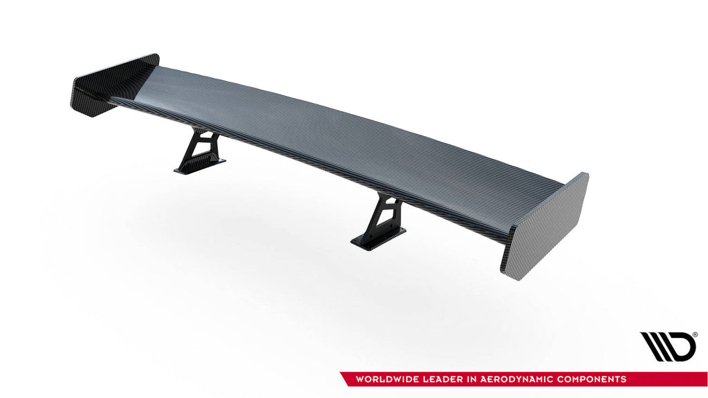 Carbon spoiler with internal brackets uprights bmw 3 coupe e46