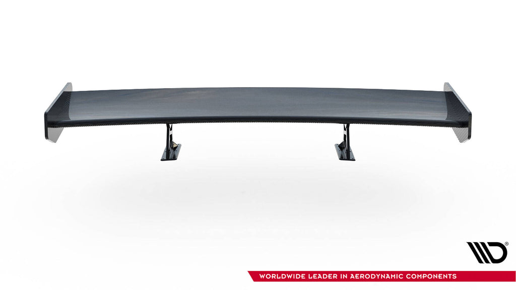 Carbon spoiler with internal brackets uprights bmw 3 coupe e46