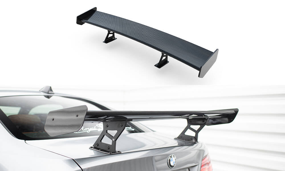 Carbon spoiler with internal brackets uprights bmw 3 / m3 coupe e92