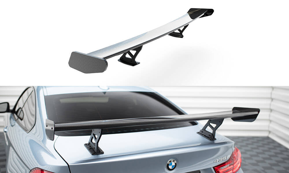 Carbon spoiler with internal brackets uprights bmw 4 f32 / 4 f32 m-pack coupe