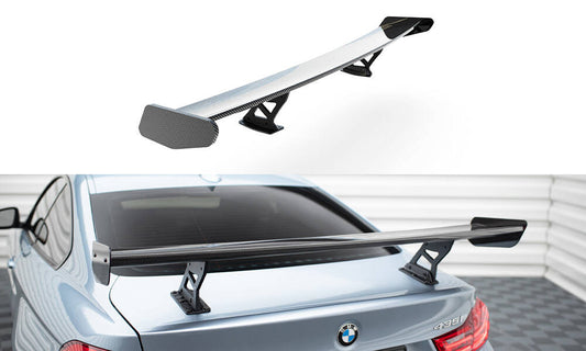 Carbon spoiler with internal brackets uprights bmw 4 f32 / 4 f32 m-pack coupe