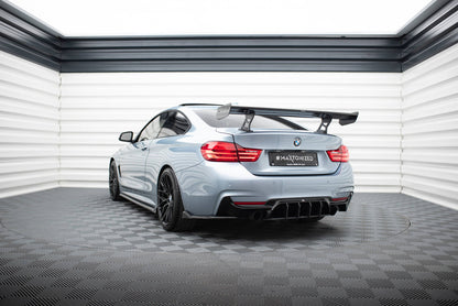 Carbon spoiler with internal brackets uprights bmw 4 f32 / 4 f32 m-pack coupe