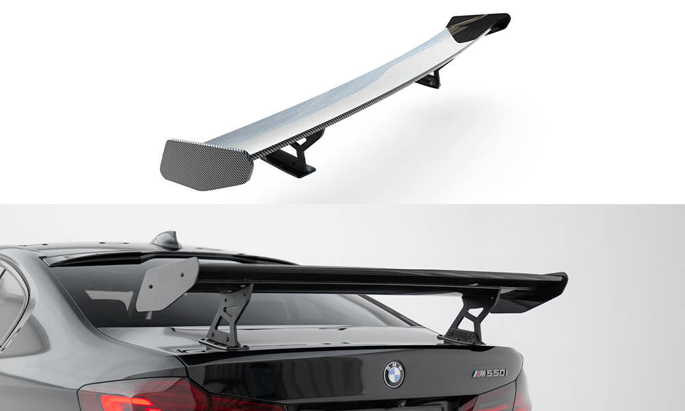 Carbon Spoiler with Internal Brackets Uprights BMW 5 / M5 since G30 / F90