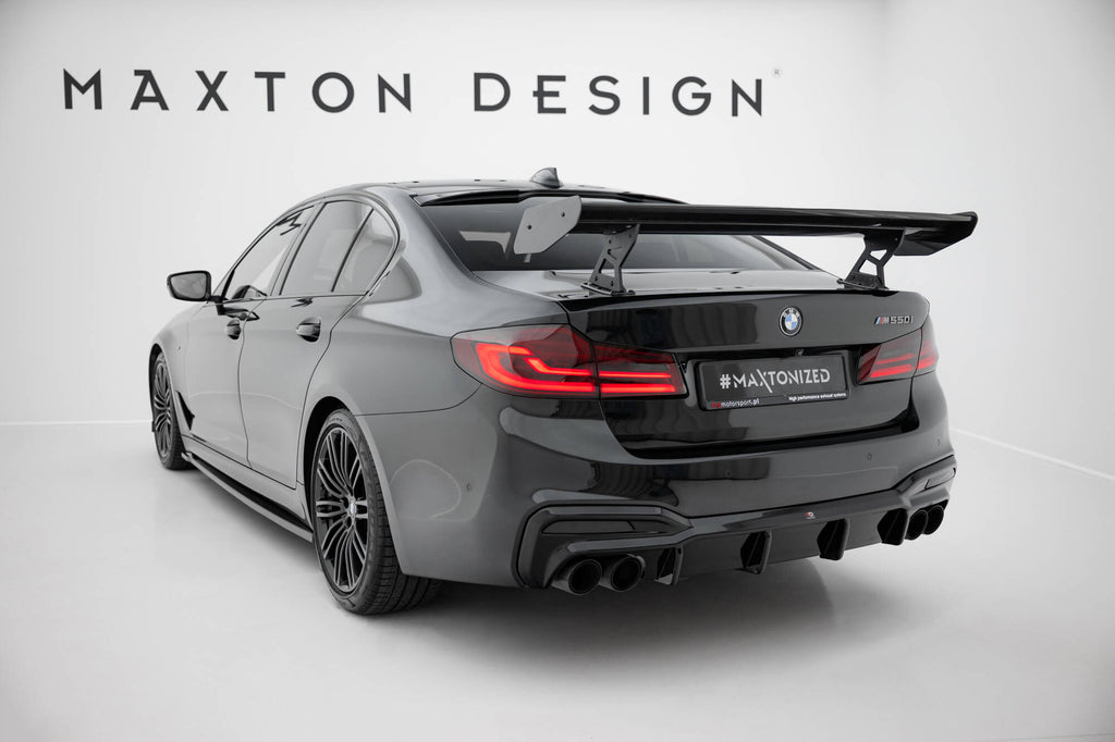 Carbon spoiler med interne parenteser lodrette BMW 5 / M5 siden G30 / F90