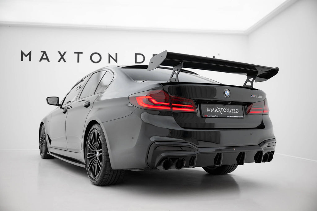 Carbon spoiler med interne parenteser lodrette BMW 5 / M5 siden G30 / F90
