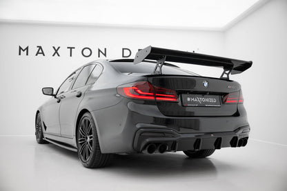 Carbon Spoiler with Internal Brackets Uprights BMW 5 / M5 since G30 / F90