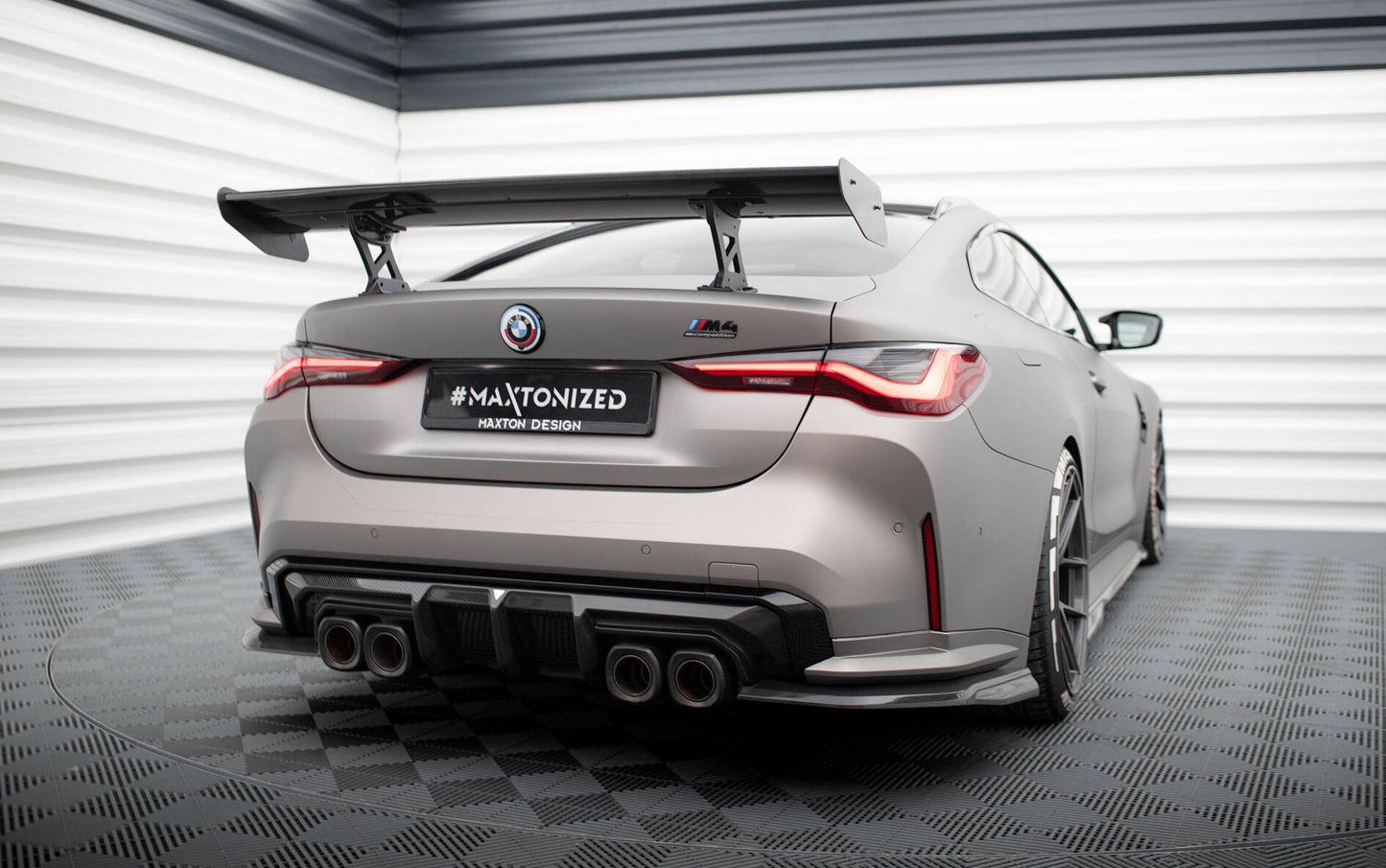 Carbon spoiler with internal brackets uprights bmw m4 g82 / g82 facelift / m440i / 4 m-pack g22 / g22 facelift