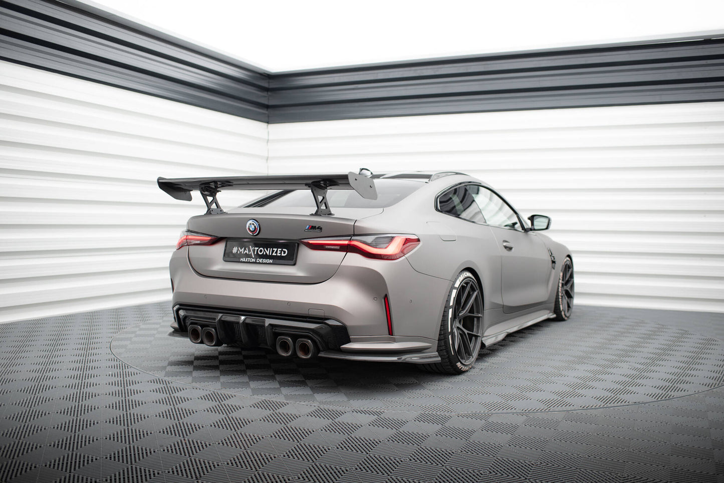 Carbon spoiler with internal brackets uprights bmw m4 g82 / g82 facelift / m440i / 4 m-pack g22 / g22 facelift