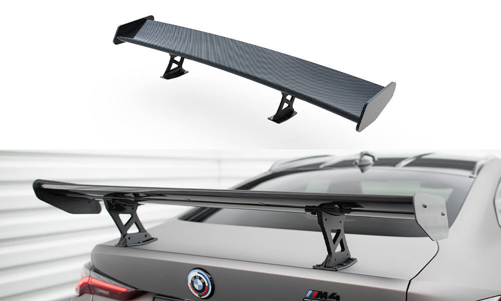 Carbon spoiler with internal brackets uprights bmw m4 g82 / g82 facelift / m440i / 4 m-pack g22 / g22 facelift