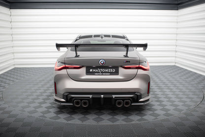Carbon spoiler with internal brackets uprights bmw m4 g82 / g82 facelift / m440i / 4 m-pack g22 / g22 facelift