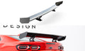 Carbon spoiler with internal brackets uprights chevrolet camaro ss mk6 facelift