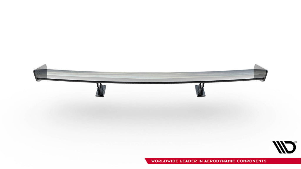 Carbon spoiler with internal brackets uprights chevrolet camaro ss mk6 facelift