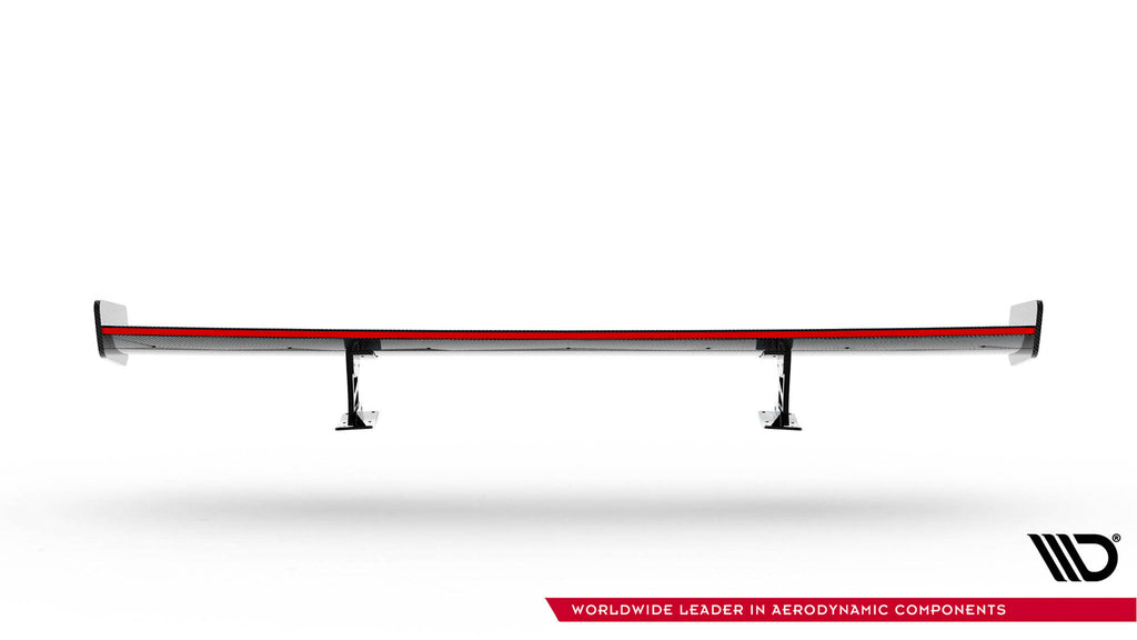 Carbon spoiler med interne parenteser lodret + LED Audi A3 / A3 S-linje / S3 / RS3 siden 8V / 8V ansigtsløftning