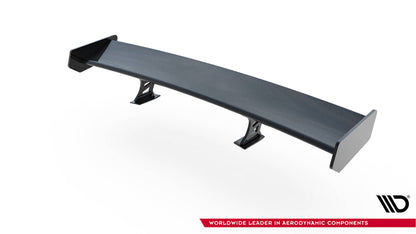 Carbon spoiler med interne parenteser lodret + LED Audi A5 Coupe 8t