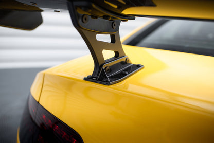 Carbon spoiler med interne parenteser lodret + LED Audi A5 Coupe 8t